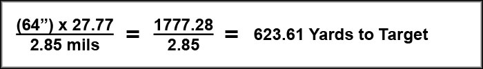 parallax effects mildot ranging