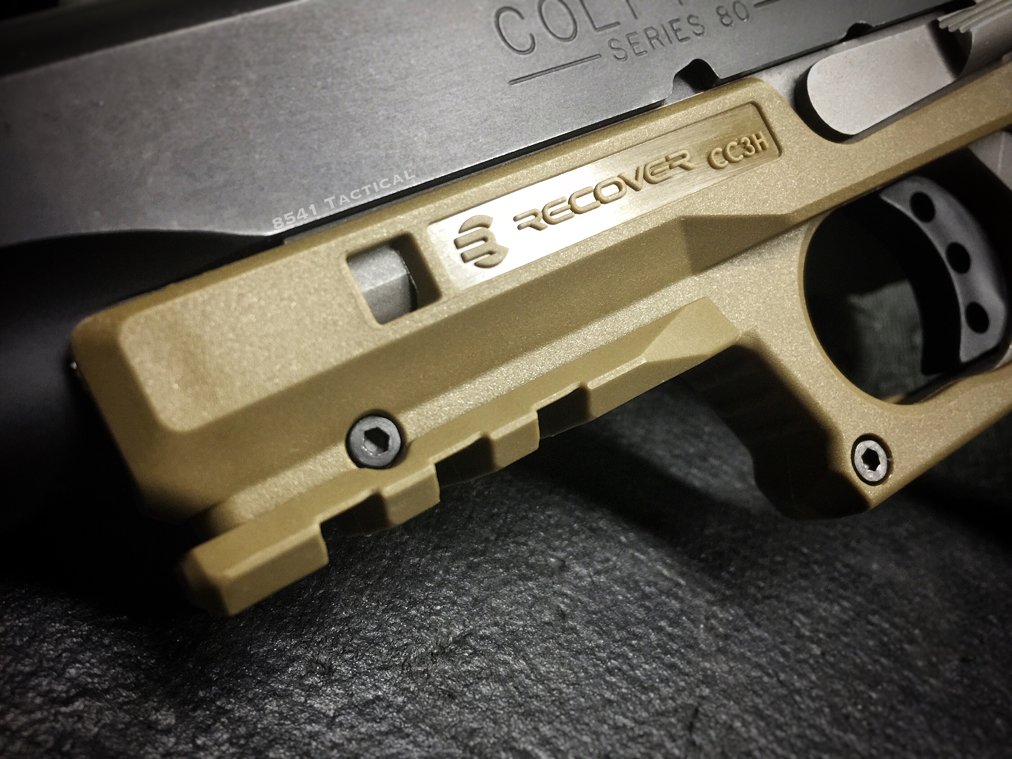 Recover Tactical CC3H 1911 Grip And Rail System 8541.